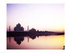 Silhouette of the Taj Mahal, Agra, Uttar Pradesh, India