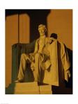 Low angle view of a statue, Lincoln Memorial, Washington DC, USA