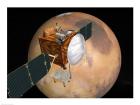 NASA's Mars Telecommunications Orbiter in Flight Around Mars