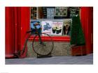 Old bicycle in front of a store, Kilkenny, Ireland