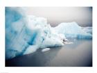 Icebergs floating on water, Columbia Glacier, Prince William Sound, Alaska, USA