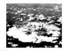 Aerial view of an atomic bomb explosion, Bikini Atoll, Marshall Islands