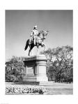 Low angle view of a statue of George Washington, Boston Public Garden, Boston, Massachusetts, USA