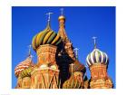 High section view of a cathedral, St. Basil's Cathedral, Moscow, Russia