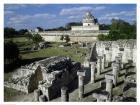 Old ruins of an observatory, Chichen Itza