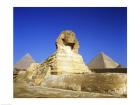 Great Sphinx and pyramids, Giza, Egypt