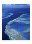 Aerial view of a coastline, Hardy Reef, Great Barrier Reef, Whitsunday Island, Australia