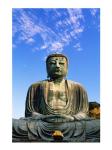 Low angle view of a statue of Buddha, Daibutsu Tokyo, Japan