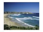 High angle view of a beach, Bondi Beach, Sydney, New South Wales, Australia