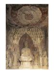 Buddha Statue Carved on a wall, Longmen Caves, Luoyang, China