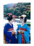 Two geishas, Kyoto, Honshu, Japan