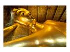 Close-up of the Reclining Buddha, Wat Po, Bangkok, Thailand