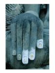 Hands of a giant statue of Buddha, Wat Si Chum, Sukhothai, Thailand