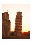 Tower at sunrise, Leaning Tower, Pisa, Italy