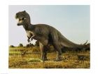 Tyrannosaur Stealing The Kill Thescelosaur From Dromeosaurs