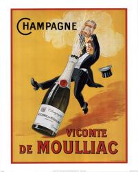 Champagne Vicomte De Moulliac | Obraz na stenu