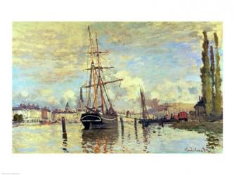 The Seine at Rouen, 1872 | Obraz na stenu