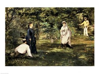 The Game of Croquet, 1873 | Obraz na stenu