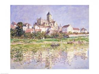 The Church at Vetheuil, 1880 | Obraz na stenu