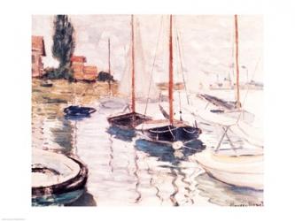 Sailboats on the Seine | Obraz na stenu