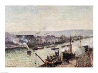 Saint-Sever Port, Rouen, 1896 | Obraz na stenu