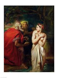 Susanna and the Elders, 1856 | Obraz na stenu