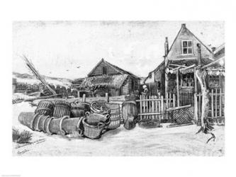 The fish drying barn at Scheveningen, c.1882 | Obraz na stenu