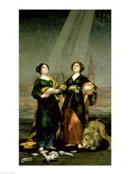 St. Justina and St. Rufina, 1817 | Obraz na stenu