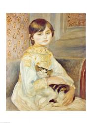 Julie Manet with Cat, 1887 | Obraz na stenu