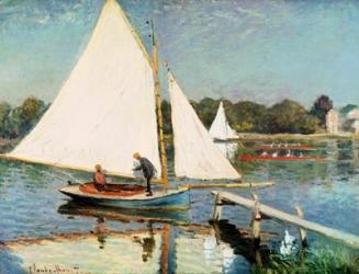 Sailing at Argenteuil, c.1874 | Obraz na stenu