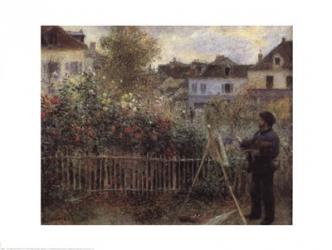 Monet Painting in the Garden at Argenteuil, 1873 | Obraz na stenu