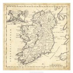 Map of Ireland | Obraz na stenu