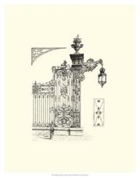 B&W Wrought Iron Gate IV | Obraz na stenu