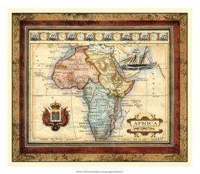 Map of Africa | Obraz na stenu