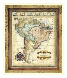 Map of South America | Obraz na stenu