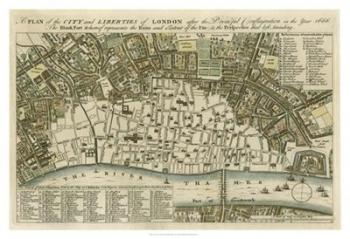 City Plan of London | Obraz na stenu