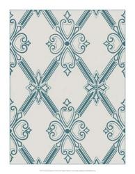 Ornamental Pattern in Teal II | Obraz na stenu