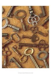 Antique Key Collage | Obraz na stenu