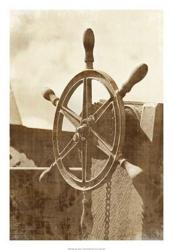 Sepia Ship's Wheel I | Obraz na stenu