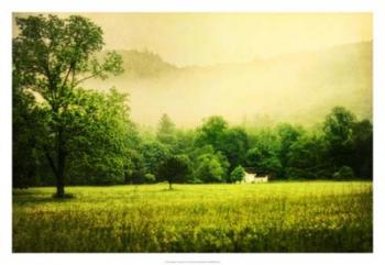 Farmhouse on Foggy Morn' | Obraz na stenu