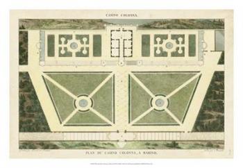 Plan du Casino Colonna, A Marino | Obraz na stenu