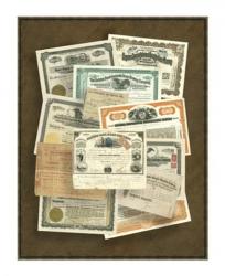 Stock Certificate Collection | Obraz na stenu