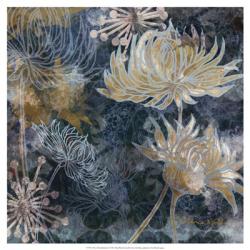 Navy Chrysanthemums I | Obraz na stenu