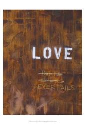Love Never Fails I | Obraz na stenu