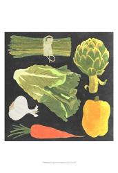 Blackboard Veggies IV | Obraz na stenu