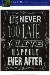 Chalkboard - Happily Ever After | Obraz na stenu