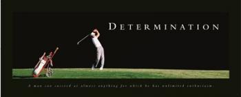 Determination-Golfer | Obraz na stenu