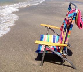 Colorful Beach Chair | Obraz na stenu