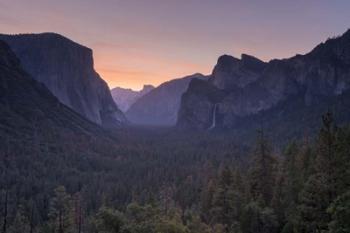 Tunnel View Sunrise | Obraz na stenu