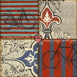 Bicycle Damask | Obraz na stenu